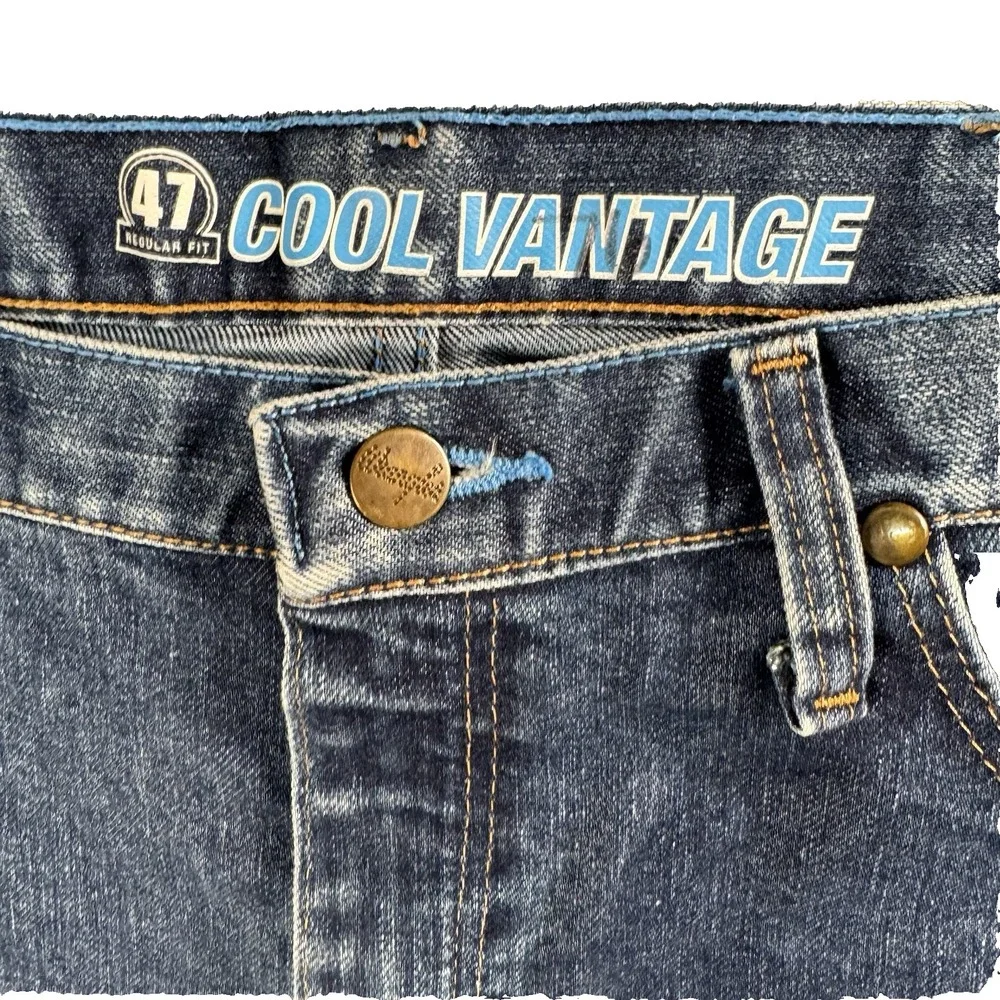 Wrangler Cowboy Cut Jeans Mens 33x30 Western Rodeo Denim Straight Blue Classic‎ - Picture 5 of 11